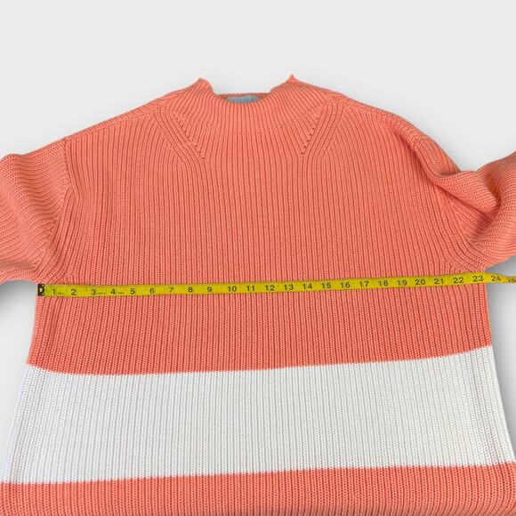 Tuckernuck Broadway Stripe Colorblock Knit Mockneck Sweater Size XXL - Picture 5 of 7